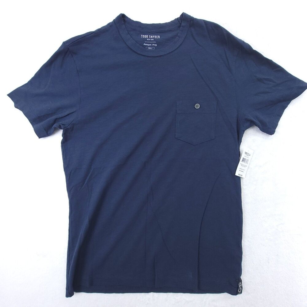 Todd Snyder Made In L.A. Homespun Slub Pocket Tee Shirt Men’s Small NWT